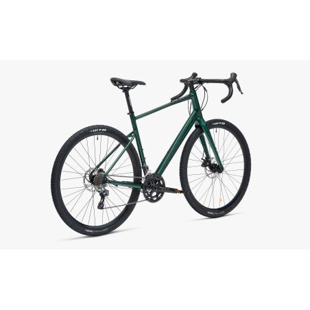 VÉLO GRAVEL WELT G80 UNISEXE VERT FONCÉ