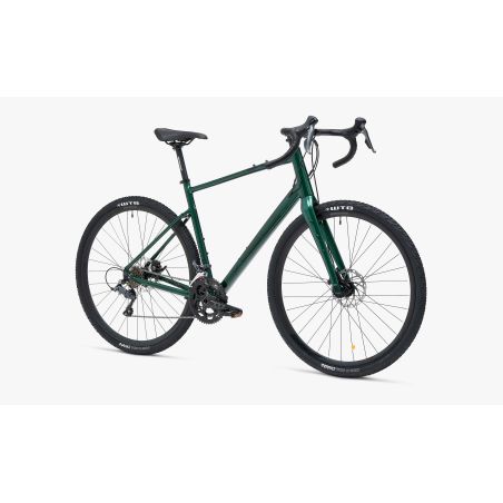 VÉLO GRAVEL WELT G80 UNISEXE VERT FONCÉ