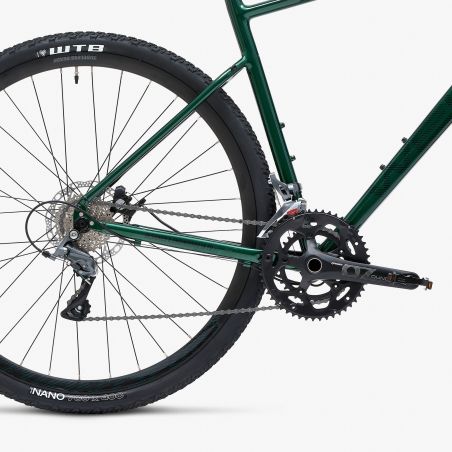 VÉLO GRAVEL WELT G80 UNISEXE VERT FONCÉ
