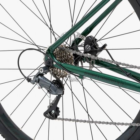 VÉLO GRAVEL WELT G80 UNISEXE VERT FONCÉ