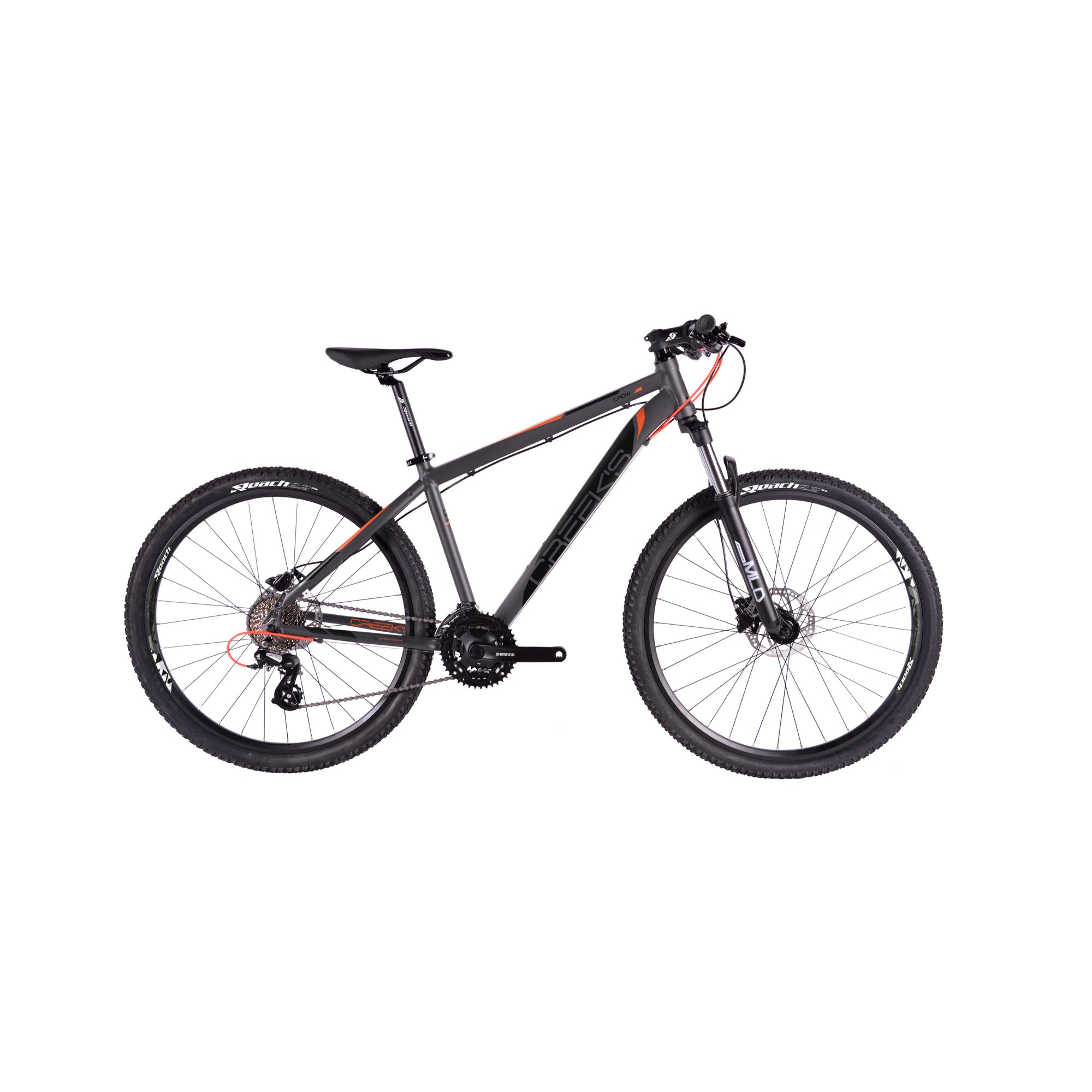 Bicicleta Creeks Crow Man 2.0 29 15 AL Cinza Brilho